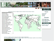 Tablet Screenshot of clubs-villages-vacances.com